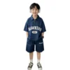 Sundaykids Toddler Boys' Denim Outfit - Short - Sleeve Top & Shorts for 1 - 6 Years