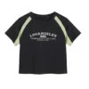 Sundaykids Boys Raglan Sleeve T-shirt Breathable Short Sleeve Top for 1-6Y