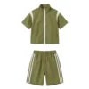 Sundaykids Children's summer Korean version boys and girls sun protection sports short-sleeved suit shorts casual two-piece suit