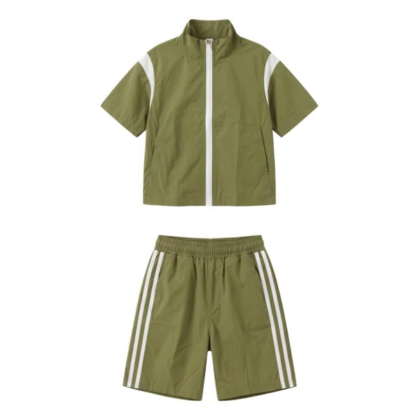 Sundaykids Children's summer Korean version boys and girls sun protection sports short-sleeved suit shorts casual two-piece suit