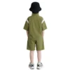 Sundaykids Children's summer Korean version boys and girls sun protection sports short-sleeved suit shorts casual two-piece suit