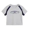 Sundaykids Boys Raglan Sleeve T-shirt Breathable Short Sleeve Top for 1-6Y