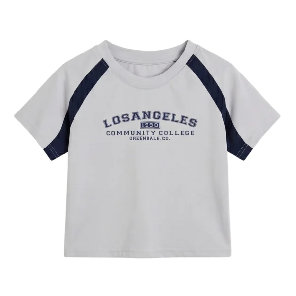 Sundaykids Boys Raglan Sleeve T-shirt Breathable Short Sleeve Top for 1-6Y