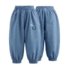 OKP002-Blue SundayKids outdoor,Waterproof, quick-drying, mosquito-repellent/cooling, lightweight and breathable outdoor casual pants