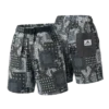 SundayKids outdoor casual shorts, retro print trendy men's shorts, durable and washable casual pants.