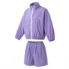 SundayKids Outdoor Mountain Style Hooded Solid Color Set, featuring a sweat-wicking, quick-drying, waterproof top, suitable for siblings or parent-child outfits.