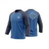 SundayKids casual quick-drying mesh breathable long-sleeved top, waterproof and sweat-wicking color-blocked long sleeves, suitable for siblings to wear, family outdoor gatherings.