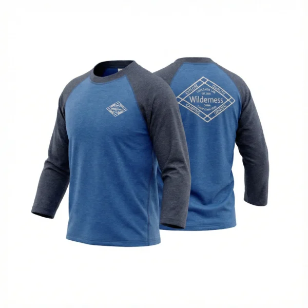 SundayKids casual quick-drying mesh breathable long-sleeved top, waterproof and sweat-wicking color-blocked long sleeves, suitable for siblings to wear, family outdoor gatherings.