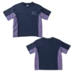 SundayKids outdoor crew neck T-shirt, color-blocked, sweat-wicking, quick-drying top, suitable for siblings, parent-child outfits.