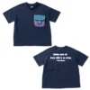 SundayKids outdoor crew neck T-shirt, color-blocked pocket design, sweat-wicking and quick-drying, suitable for siblings, parent-child outfits.