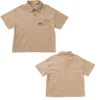 SundayKids Outdoor Mountain Style Stand-up Collar Solid Color Loose-fitting T-shirt, sweat-wicking and quick-drying top, suitable for siblings, parent-child outfits.