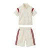 Sundaykids Children's summer Korean version boys and girls sun protection sports short-sleeved suit shorts casual two-piece suit