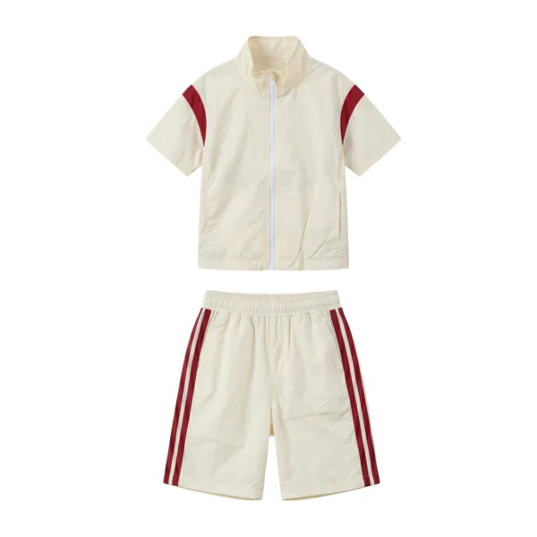 Sundaykids Children's summer Korean version boys and girls sun protection sports short-sleeved suit shorts casual two-piece suit