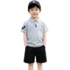 Sundaykids new 1-6 year old boys and girls lapel POLO shirt cuffs ears bear short sleeves