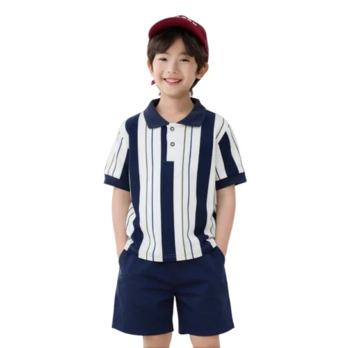 主图 Sundaykids Stylish two-piece polo shirt for boys ages 1-6