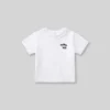 Sundaykids Girl T-shirt White Cotton Short Sleeved Casual Top