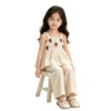 SundayKids Girls 2PCS  Sleeveless Top Wide Leg Pants Set