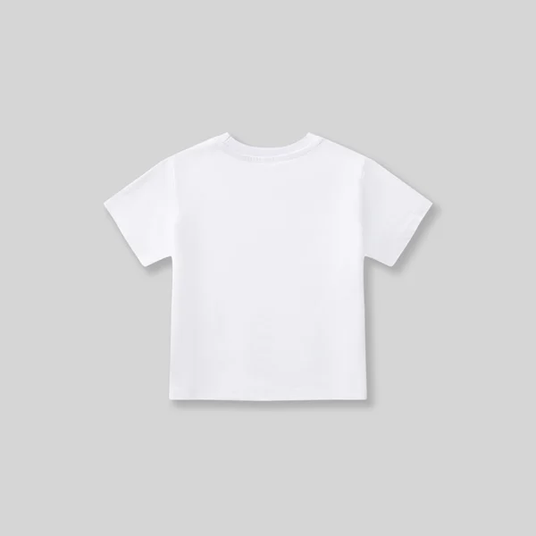 Sundaykids Girl T-shirt White Cotton Short Sleeved Casual Top