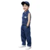 Sundaykids 2026 new denim vest+denim curved pants two-piece set