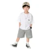 副图一 Sundaykids Children's short-sleeved T-shirts, pure cotton, all-match tops for children