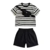 Sundaykids boys short-sleeved suit 1-6 years old boy summer striped pocket t-shirt baby boy clothes