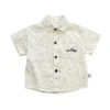 副图三 (1) Sundaykids Toddler Boys' Speckled Short - Sleeve Shirt - Casual & Cute for 1 - 6 Years