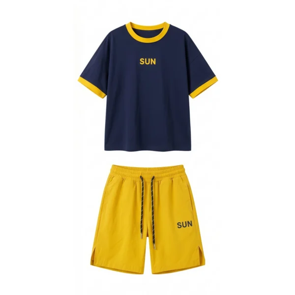 Sundaykids Kids' 2-Piece Breathable Sporty Set (Ages 2–7)