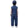 Sundaykids 2026 new denim vest+denim curved pants two-piece set