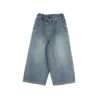 SundayKids Girls Light Wash Wide Leg Denim Pants